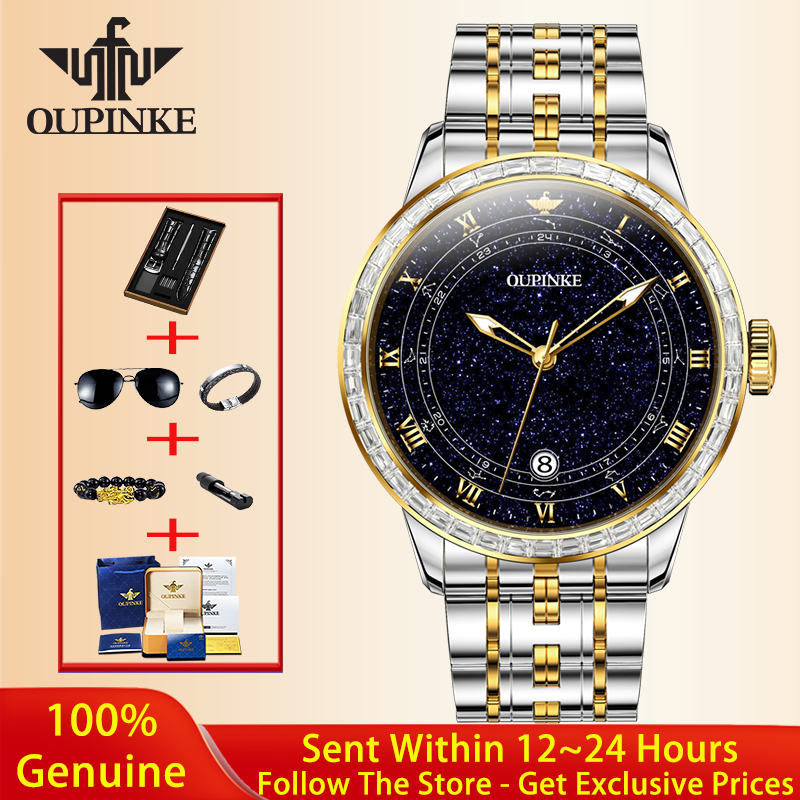 Luxury Watch All Brands - OUPINKE 3203 Fashion Men Watch Luxury