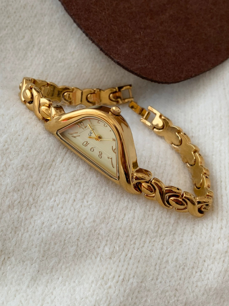 Luxury Watch Box - Light Luxury 22mm Gold Waterproof Quartz