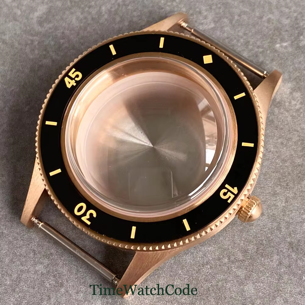 Bronze Case Watch - 50 FATHOMS Real Bronze Watch Case