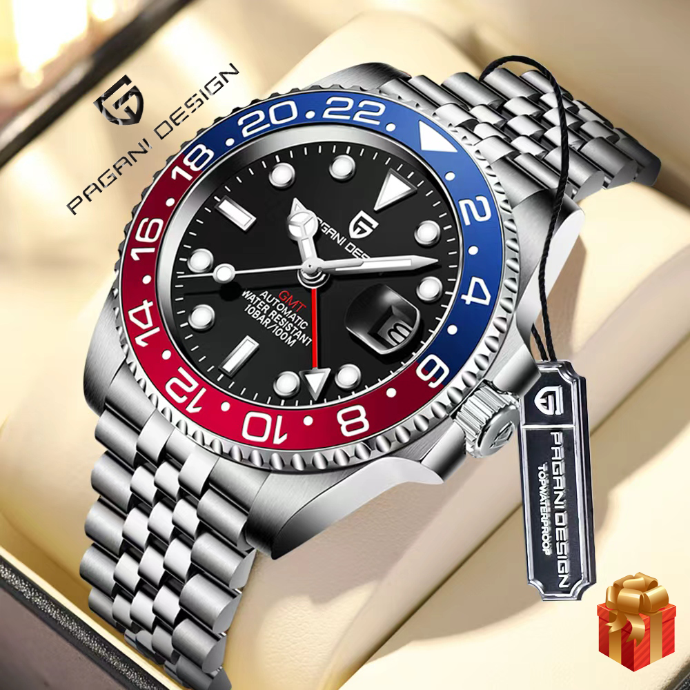 New PAGANI DESIGN GMT Watch Me - Luxury Watch Box recension och pris
