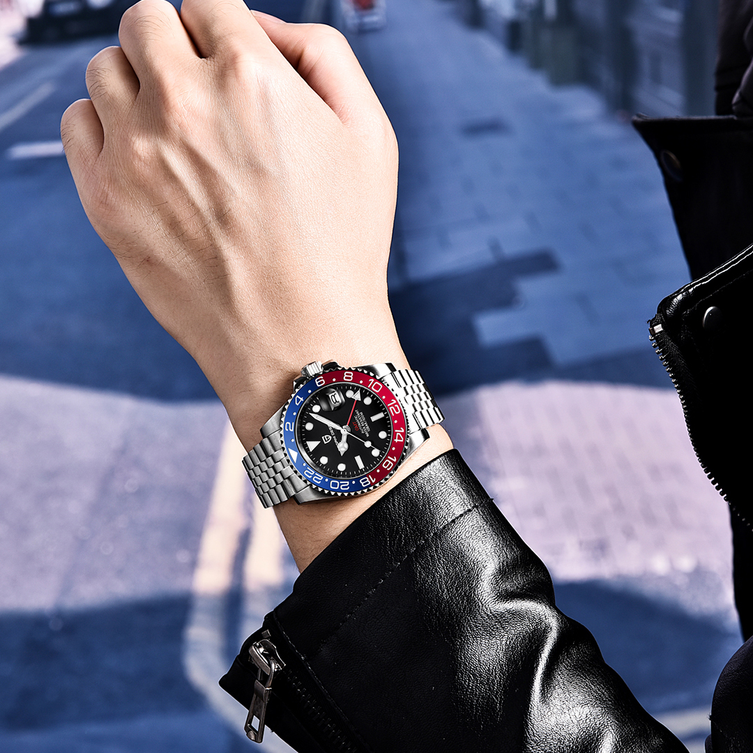 New PAGANI DESIGN GMT Watch Me - Luxury Watch Box recension och pris