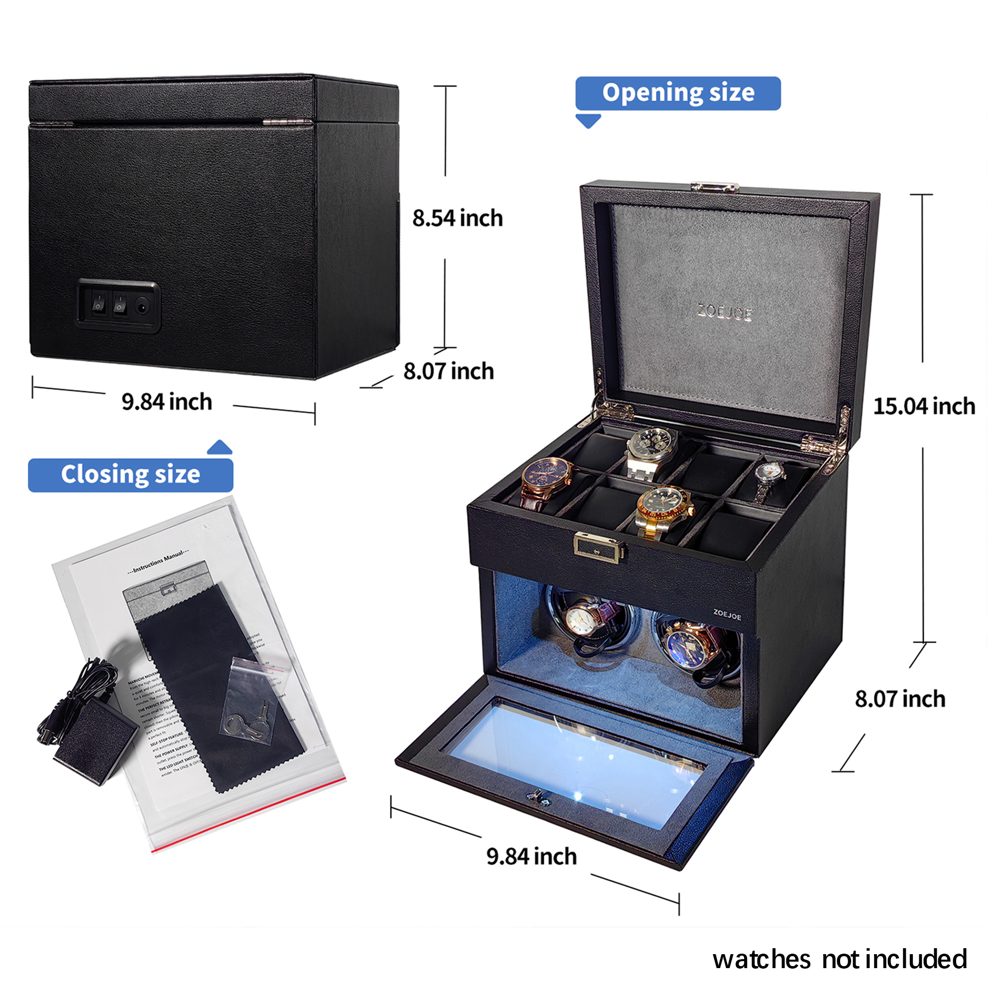 2+8 Watch Winder for Automatic - Quiet Luxury Watch Men recension och pris