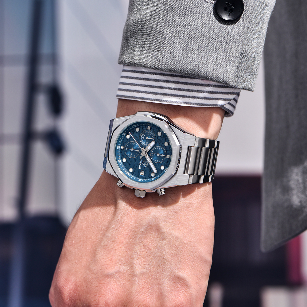 2025 New BENYAR Men's Watches  - Luxury Watch Box recension och pris