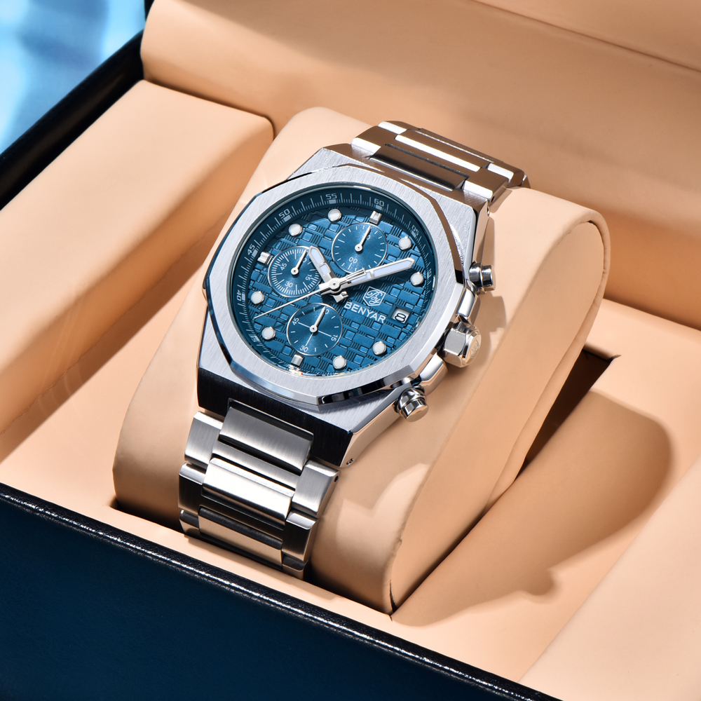 2025 New BENYAR Men's Watches  - Luxury Watch Box recension och pris