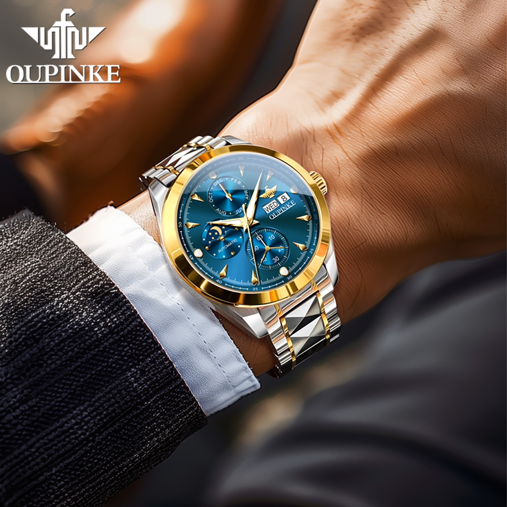 OUPINKE Men Watch High Luxury  - Luxury Watch All Brands recension och pris