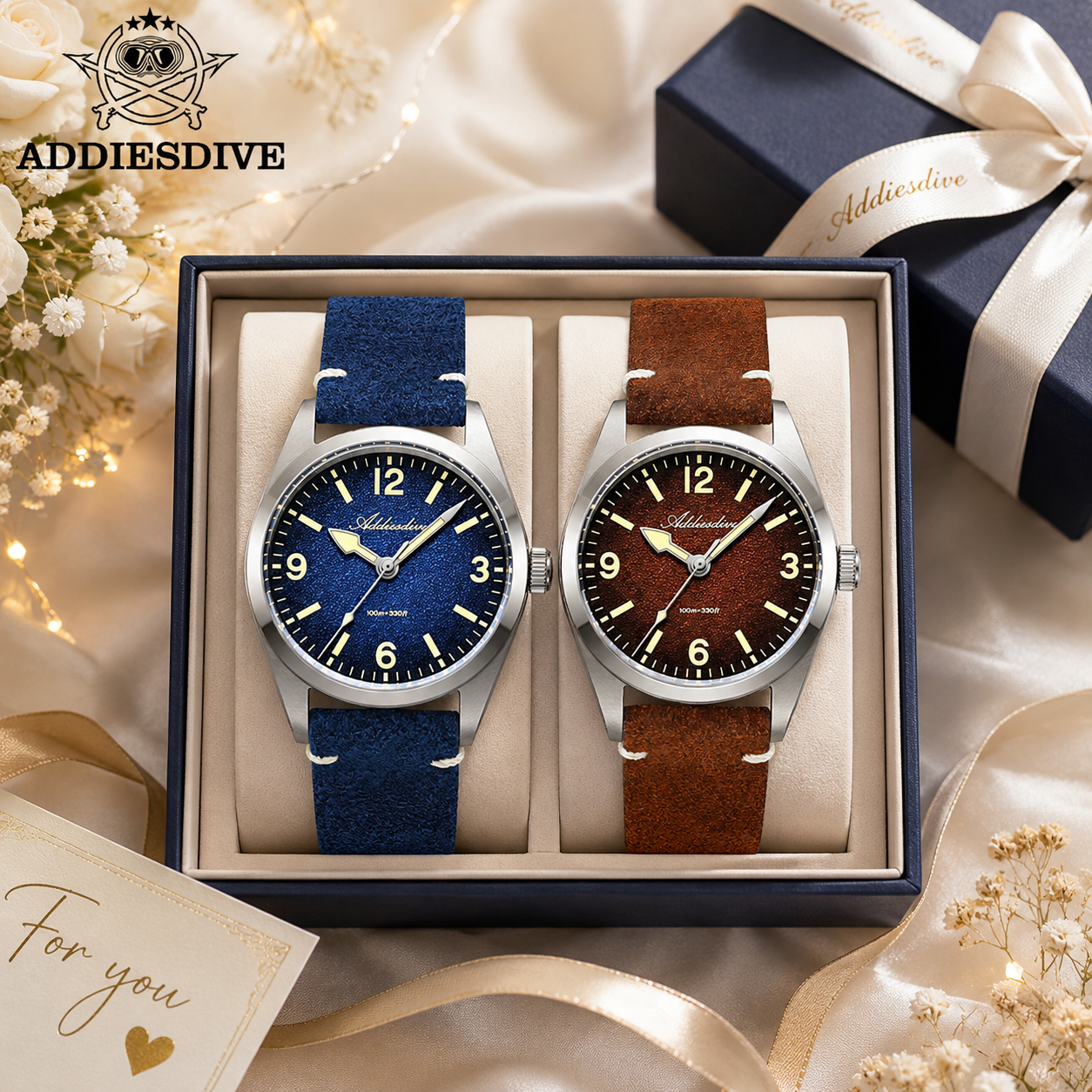 ADDIESDIVE 36MM 200M Waterproo - Luxury Watch Box recension och pris
