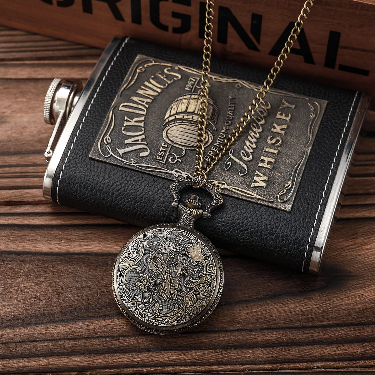 Vintage Bronze Pocket Watch, R - Bronze Case Watch recension och pris