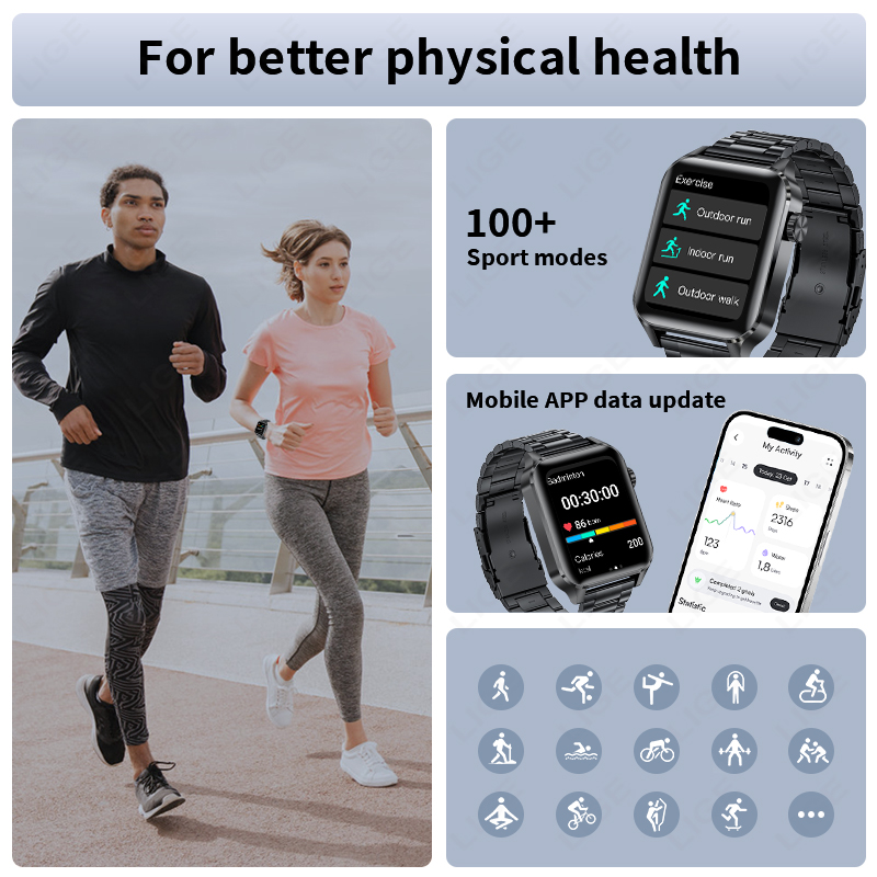 LIGE Smart Watch Sport Fitness - Luxury Watch On Sale recension och pris