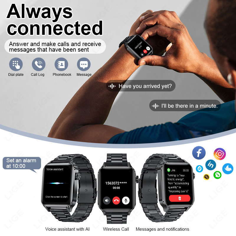 LIGE Smart Watch Sport Fitness - Luxury Watch On Sale recension och pris