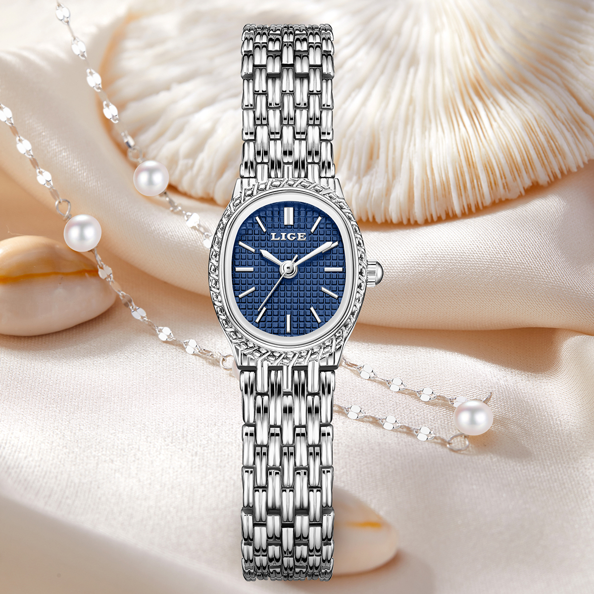 LIGE Fashion Luxury Quartz Wom - Luxury Watch Box recension och pris