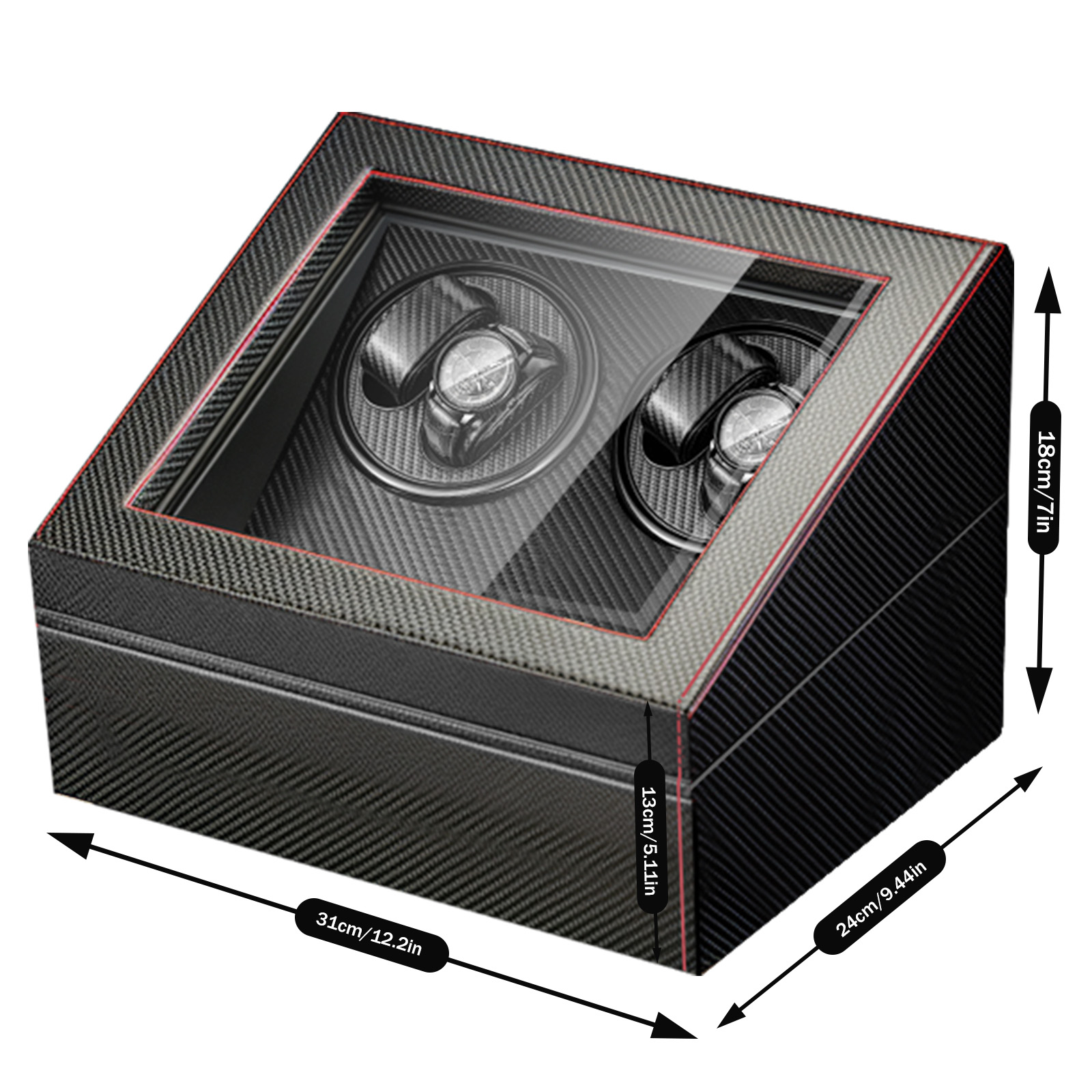 BYMAOCAR 4+6 Watch Winder, Lux - Quiet Luxury Watch Men recension och pris