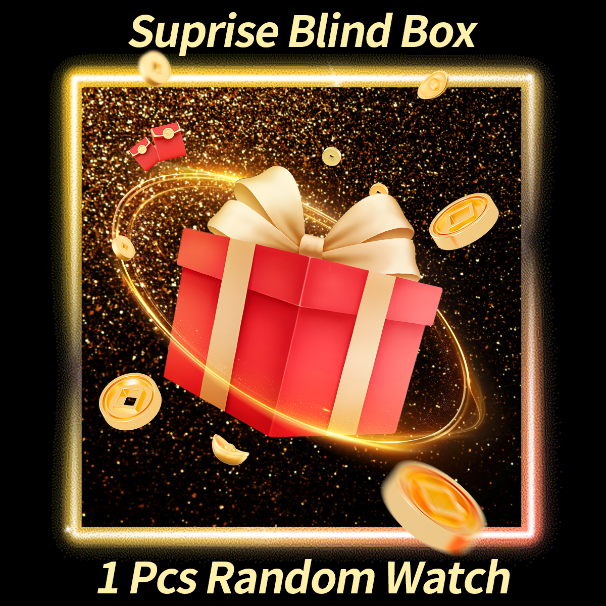 1PC Surprise Mystery Watch Bli - Luxury Watch Box recension och pris