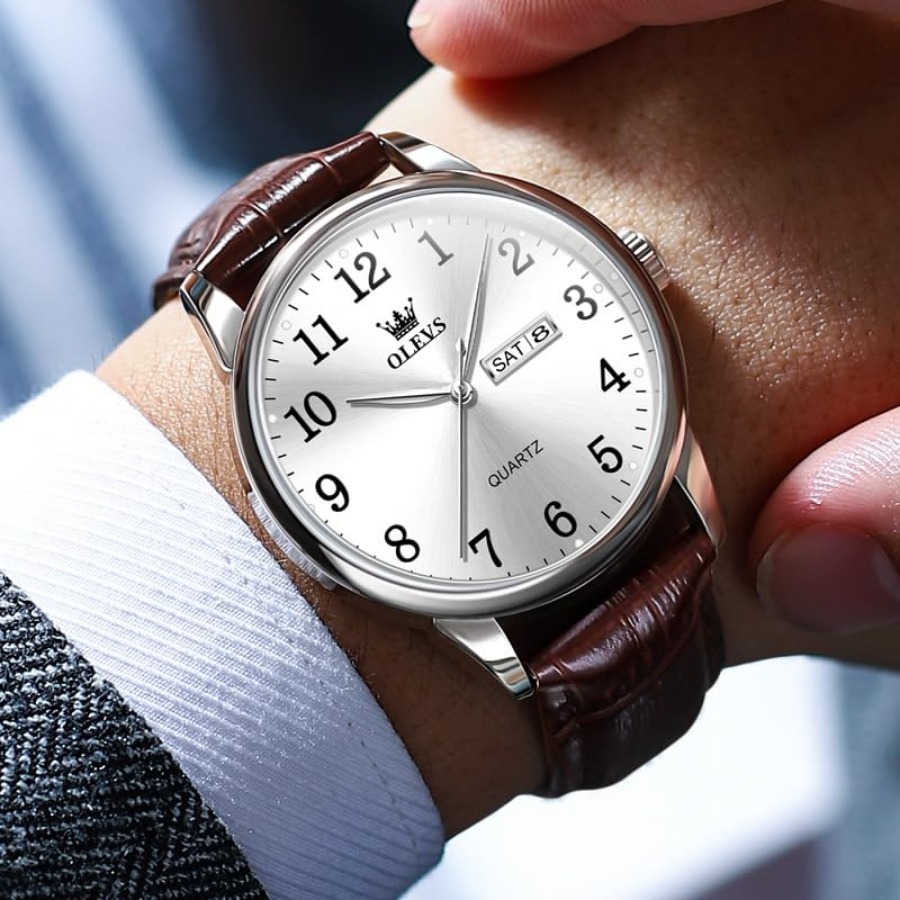 OLEVS Men Watches Dress Waterp - Luxury Watch Nice recension och pris