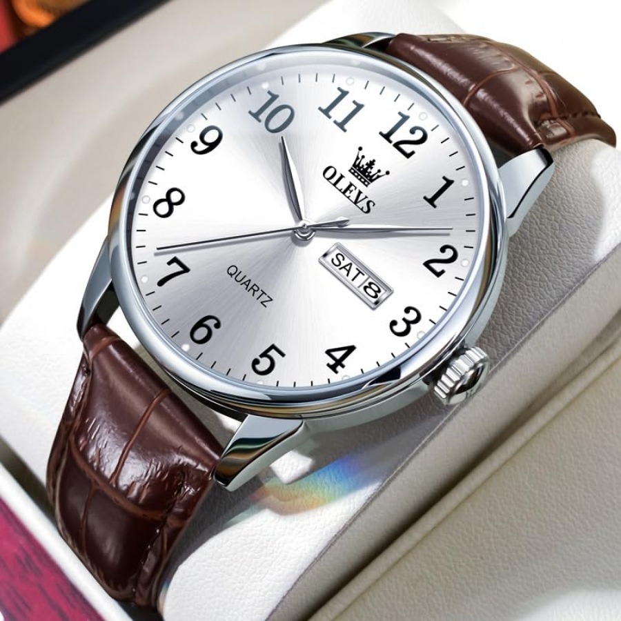 OLEVS Men Watches Dress Waterp - Luxury Watch Nice recension och pris