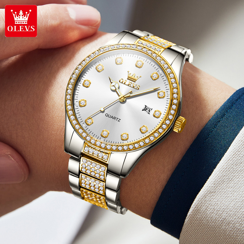 OLEVS 9905 All Diamond Luxury  - Luxury Watch All Brands recension och pris