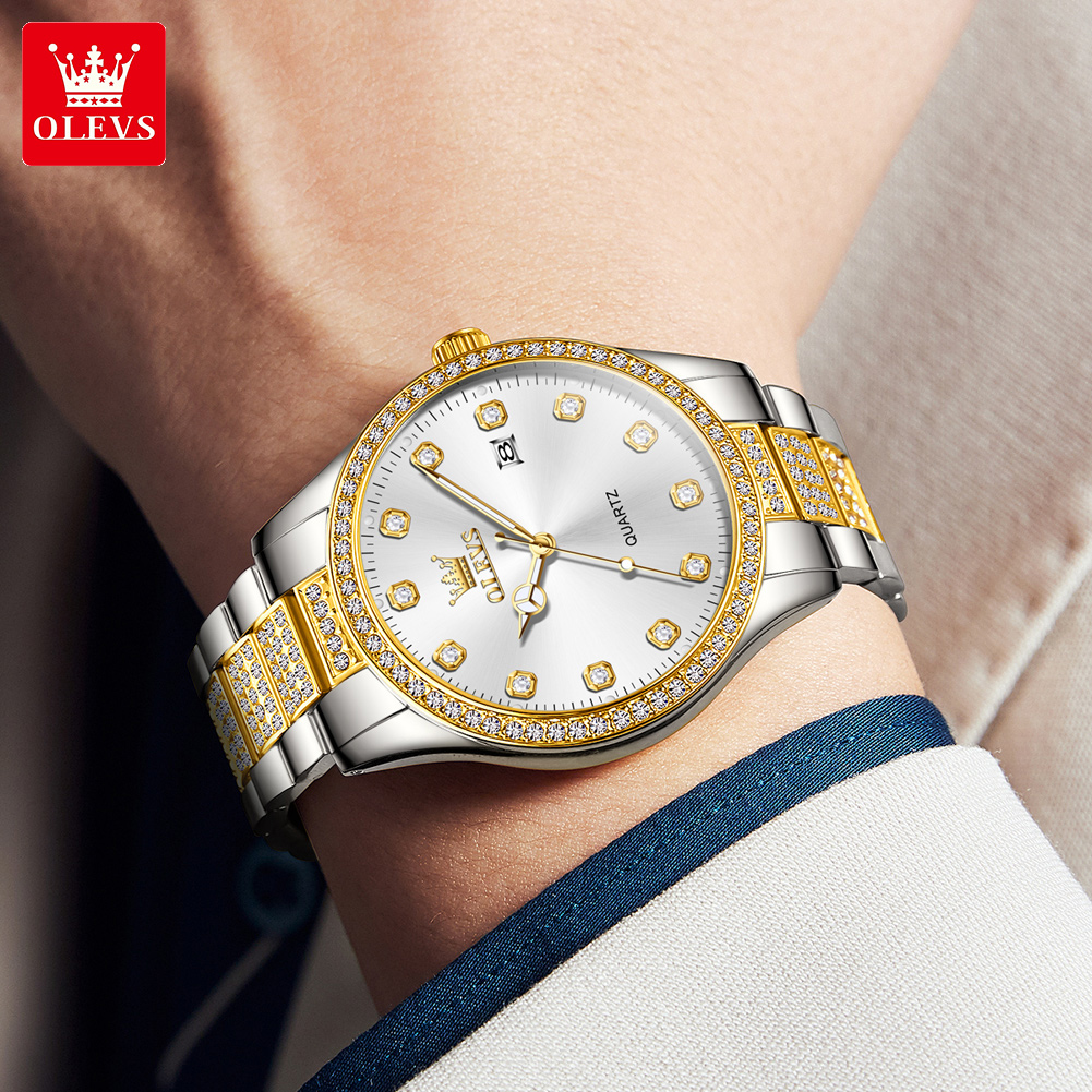 OLEVS 9905 All Diamond Luxury  - Luxury Watch All Brands recension och pris