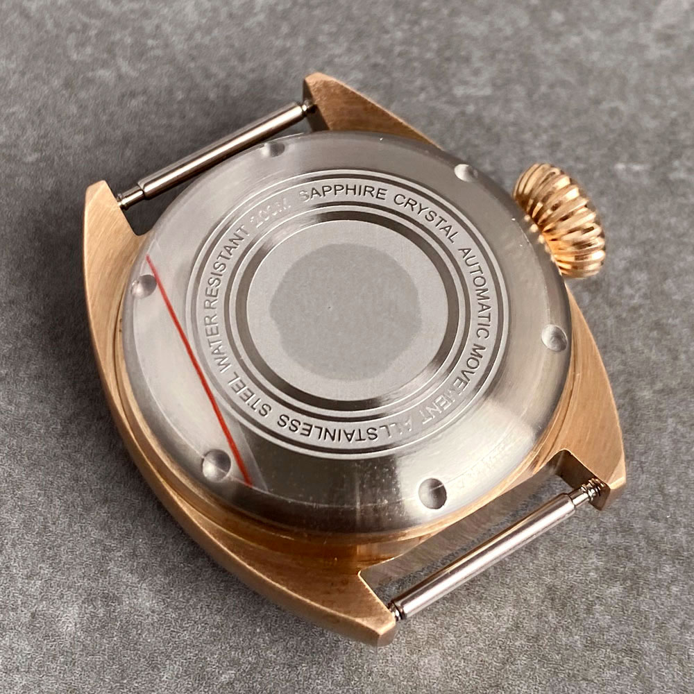 36mm CUSN8 bronze barrel shape - Bronze Case Watch recension och pris
