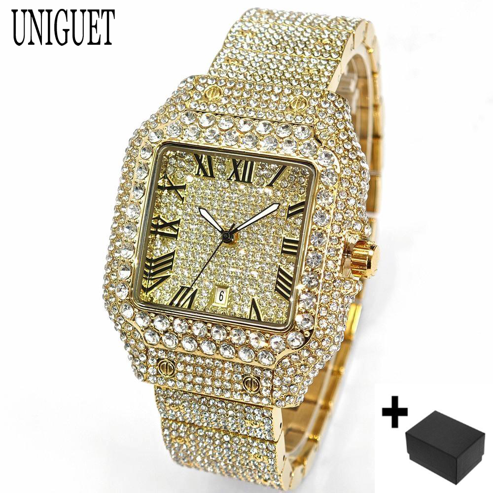 UNIGUET Square Diamond Wristwa - Luxury Watch On Sale recension och pris