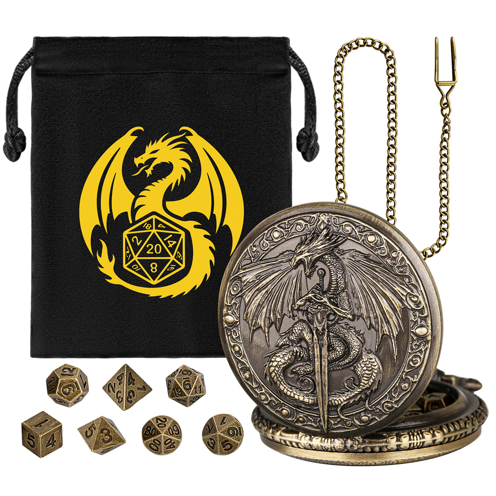 Bronze/Grey Black Sword Dragon - Bronze Case Watch recension och pris