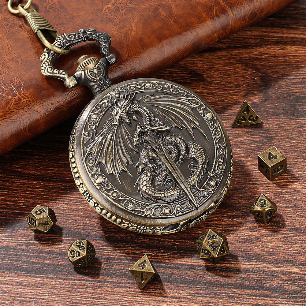 Bronze/Grey Black Sword Dragon - Bronze Case Watch recension och pris