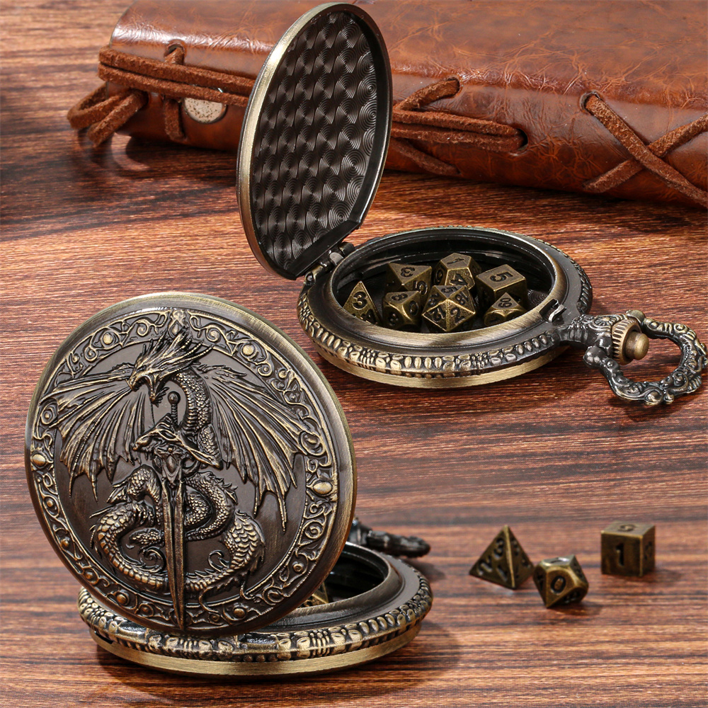 Bronze/Grey Black Sword Dragon - Bronze Case Watch recension och pris