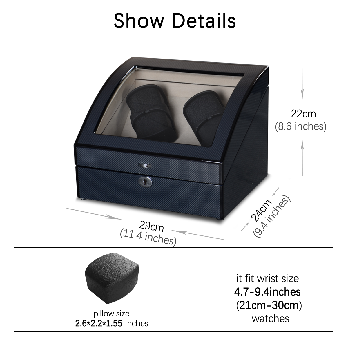4+4 Watches Winder Box for Aut - Quiet Luxury Watch Men recension och pris